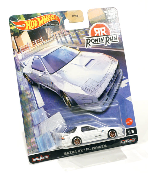 Hot Wheels Mazda RX7 FC Pandem White Ronin Run Car Culture Diecast